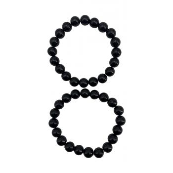 BB10-3 12mm Black Onyx Bracelets