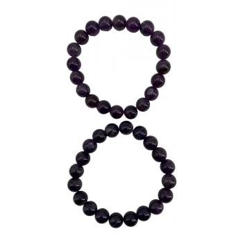 BB10-5 Amethyst Bracelets 12MM