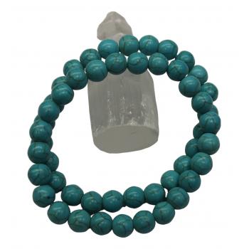 BB8-10 Blue Howlite Bracelets 8mm