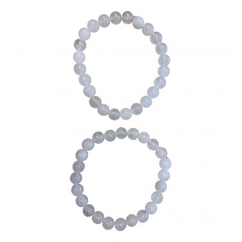 BB8-43 Milky Quartz Bracelets 8mm