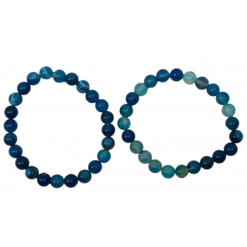 BB8-67 Sky Blue agate Bracelets 8mm
