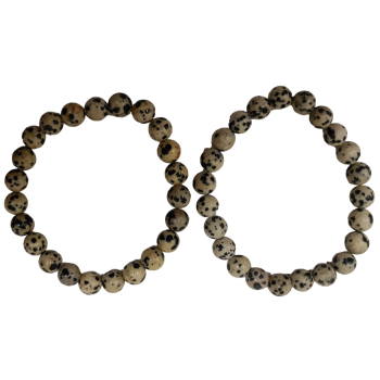 BB8-72 Dalmation Bracelets 8mm