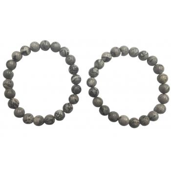 BB8-73 Picasso Jasper Bracelets 8mm