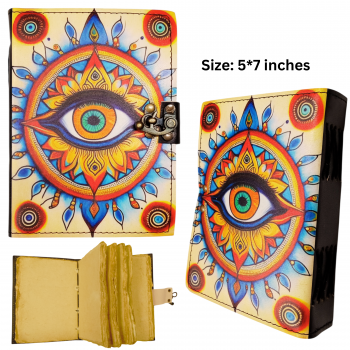 Journal-20 Eye Mandala Journal 5x7