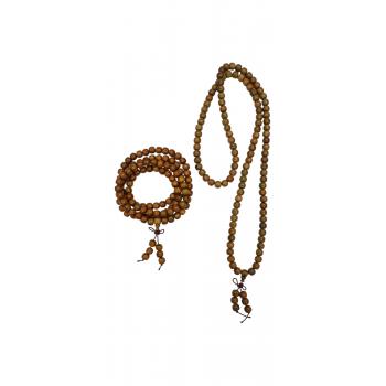 Mala-1-C Green Sandalwood Japa Mala