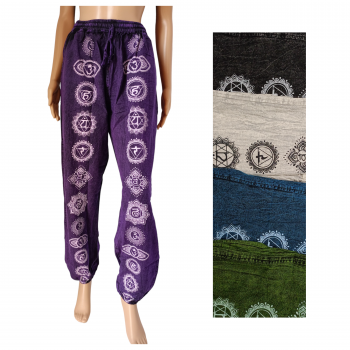 NC-05 Cotton 7 chakra print pants