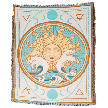 PT-SUN Jacquard Beach Blanket Sun 50*60 in