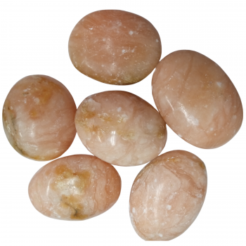 0430 Orange Calcite Palm Stone (Kg)