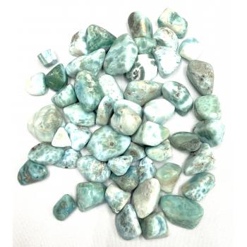 8754 Dominican Larimar Tumble Stones (per pound)