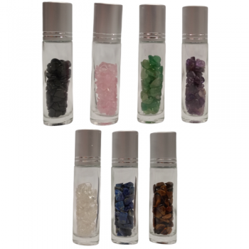GSEOB-7 Gem Stone Essential Oil Bottles set of 7
