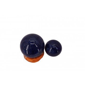 Nage-59 Blue Smelt Quartz Spheres (per Kg)