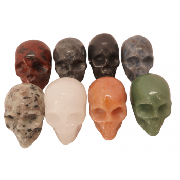Nage-74 Assorted Stone 2 inches Skulls