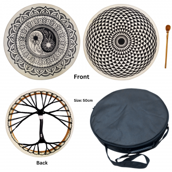 Drum-28 Goat skin Medicine drum with bag 50cm