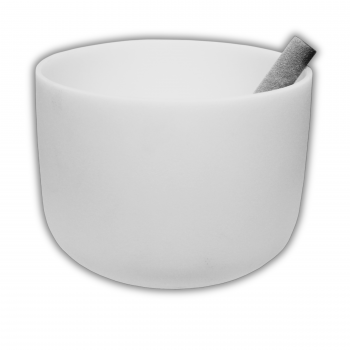 QZ-12 Frosted Quartz Singing Bowl 12"