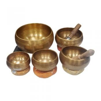 HBSET Hand Beaten 3-6" singing Bowl (Set of 5)