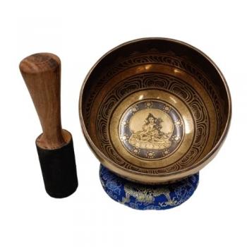 HHC7 Hand Hammered Carved Singing Bowl 7 Inch