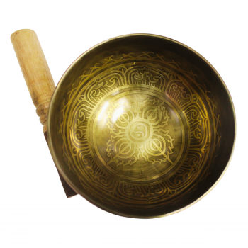 HHC8 Hand Hammered Carved Bowl 8 Inch
