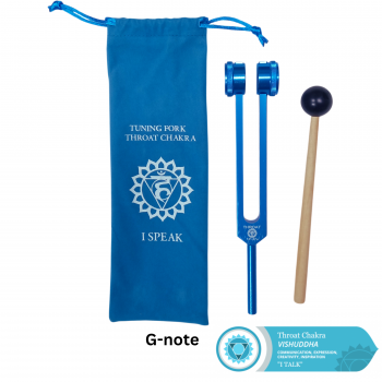 CTF-G-Note Blue Color Aluminum Chakra Tuning Fork