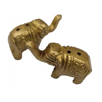 2875-A Brass Elephant Incense Holder 
