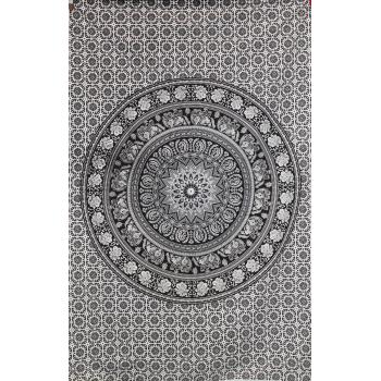 Poster-03 BW mandala Poster Tapestry