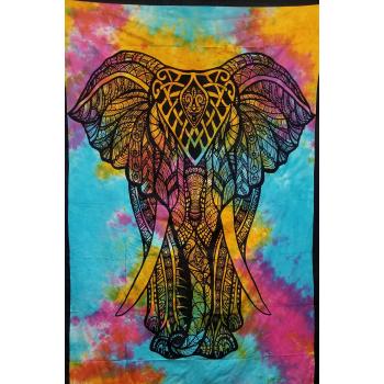 Poster-31 Tie-dye Elephant Poster Tapestry