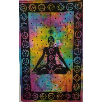 Poster-32 Tie-dye Seven Chakra Poster Tapestry