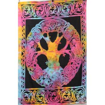 Poster-38  Tie-dye Celtic Tree Poster Tapestry
