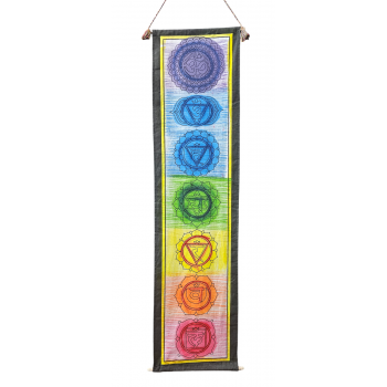 SCB-07 Seven Chakra Banner 10x40"