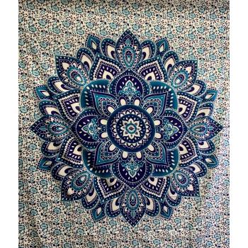 KTQ-20 Queensize Tapestries with Lotus Mandala