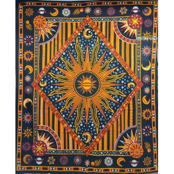 KTQ-8 Queensize Tapestries with Burning Sun