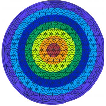 Round-8 Rainbow FOL Round Tapestry