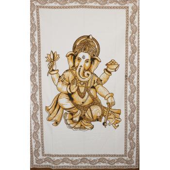 KTP-100 Twinsize Tapestry with Ganesh