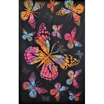 KTP-101 Twinsize Tapestry with Butterfly