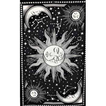 KTP-104 Twinsize Tapestry with Sun & Moon