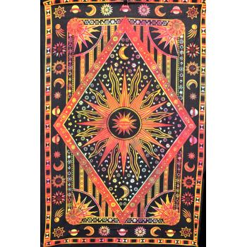 KTP-11 Twinsize Tapestry with Burning Sun