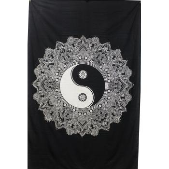 KTP-44-A Twinsize Tapestry with Ying Yang