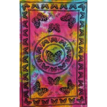 KTP-45 Twinsize Tapestry with Butterfly
