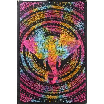 KTP-63 Twinsize Tapestry with Elephant