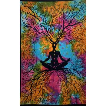 KTP-78-A Twinsize Tapestry with Root Chakra