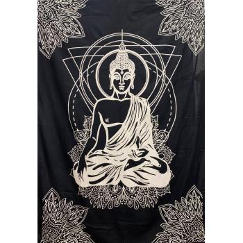 KTP-91 Twinsize Tapestry with Buddha