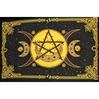 KTP-97A Twinsize Tapestry with Sun and Moon