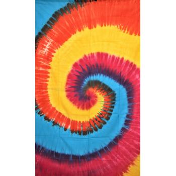 KTP-99 Twinsize Tapestry with TieDyed Swirl