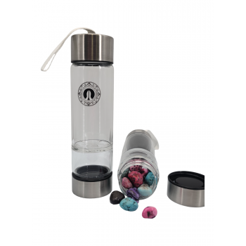 WB-2 Glass Water Bottle Mini to Fill Your own Stone