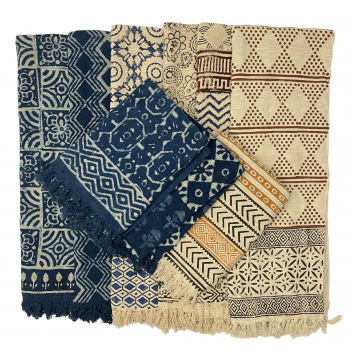 MUD Cotton Woven MUD Cloth 45x65 inch