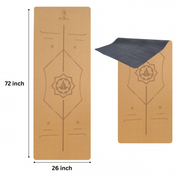 Yogamat-1 Premium Cork Yoga Mat - Sustainable, Non-Toxic & PVC-Free 5MM
