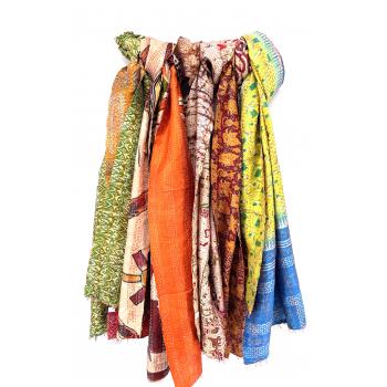 KHQ-23 Katha Hand Quilted Scarf
