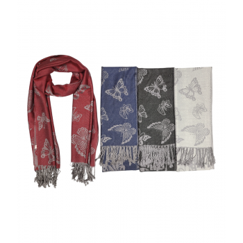 KIS-27E Pashmina Butterfly Scarves