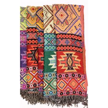 KIS-37 Rayon Tribal Print Scarves
