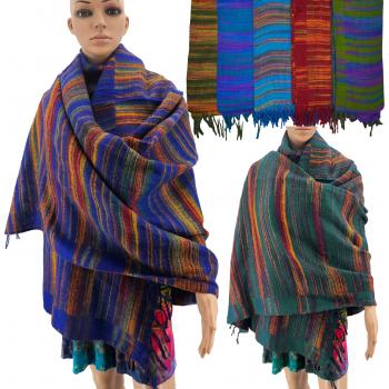 KIS-3A Mixed Wool Yak Wraps Mini Blankets 36x75 inches