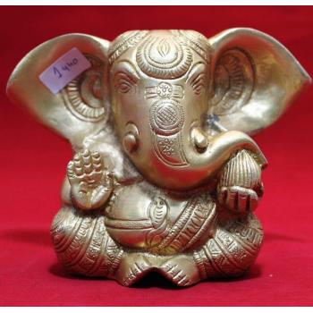 1440-A Brass Ganesh Statue